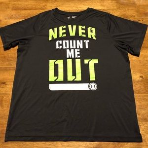 GUC Boys Under Armour “Never Count Me Out” SS YXL